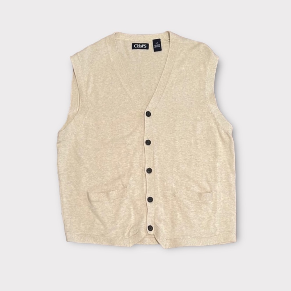 CHAPS Men’s Sweater Vest size L